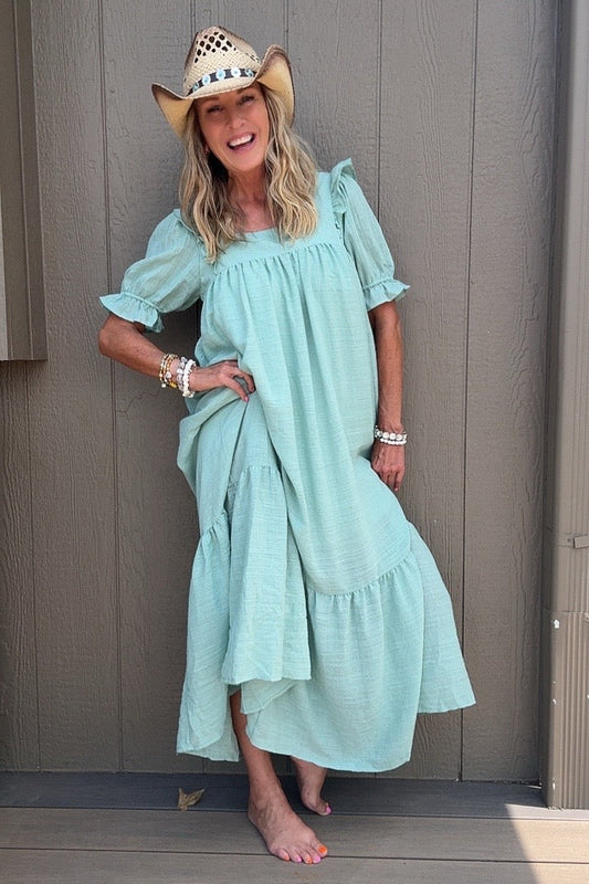 Emma Sage Maxi Dress
