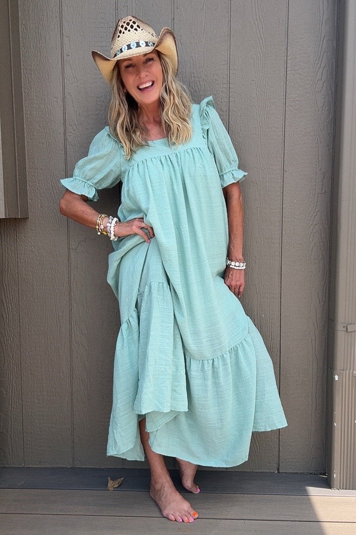 Emma Sage Maxi Dress