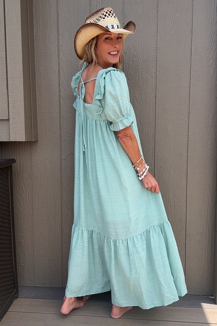Emma Sage Maxi Dress
