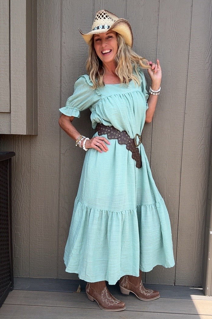 Emma Sage Maxi Dress