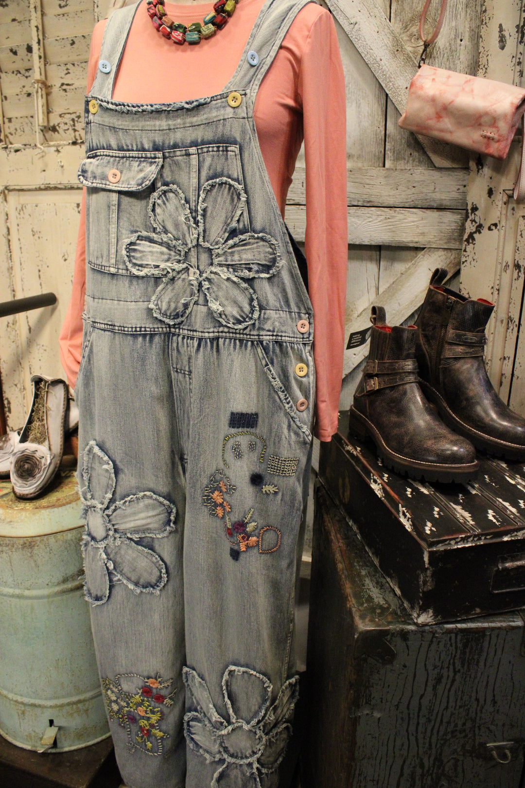 Daisy Bloom Overalls