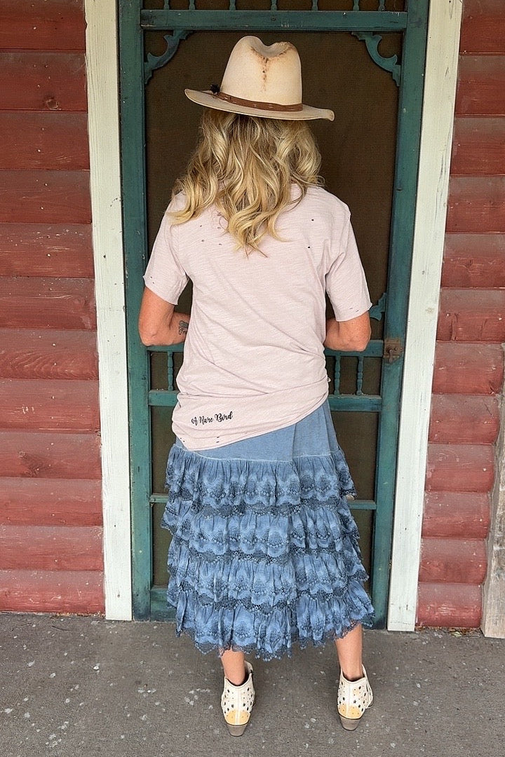 Sunwashed Blue Slip Dress