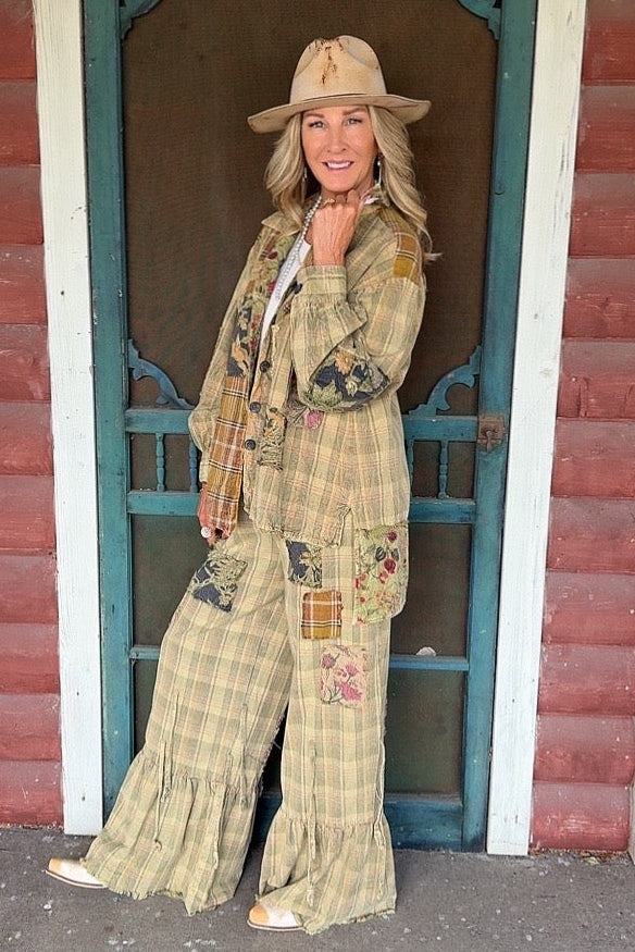 Strawberry Blossom Reversible Pants