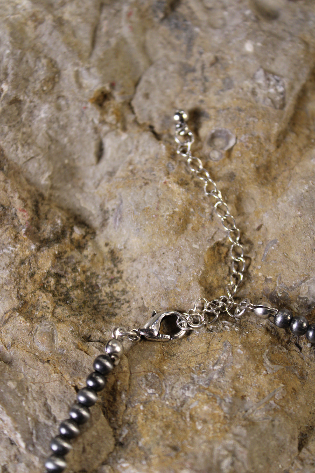 Pearl Navajo Beaded Choker Necklace