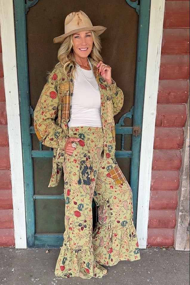 Strawberry Blossom Reversible Pants