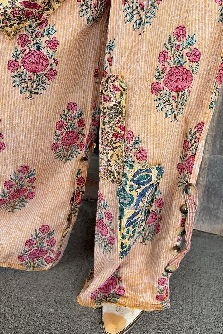 Reversible Dahlia Dream Striped Pants
