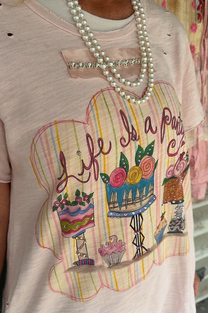 Party Life Cotton Tee