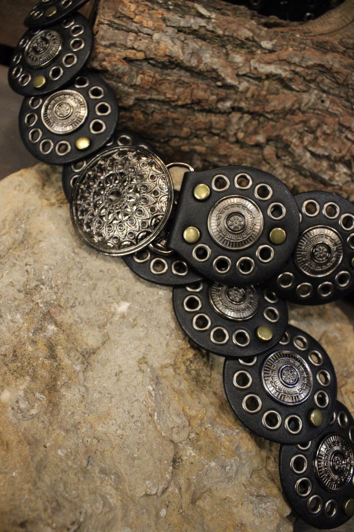 Black Medallion Belt