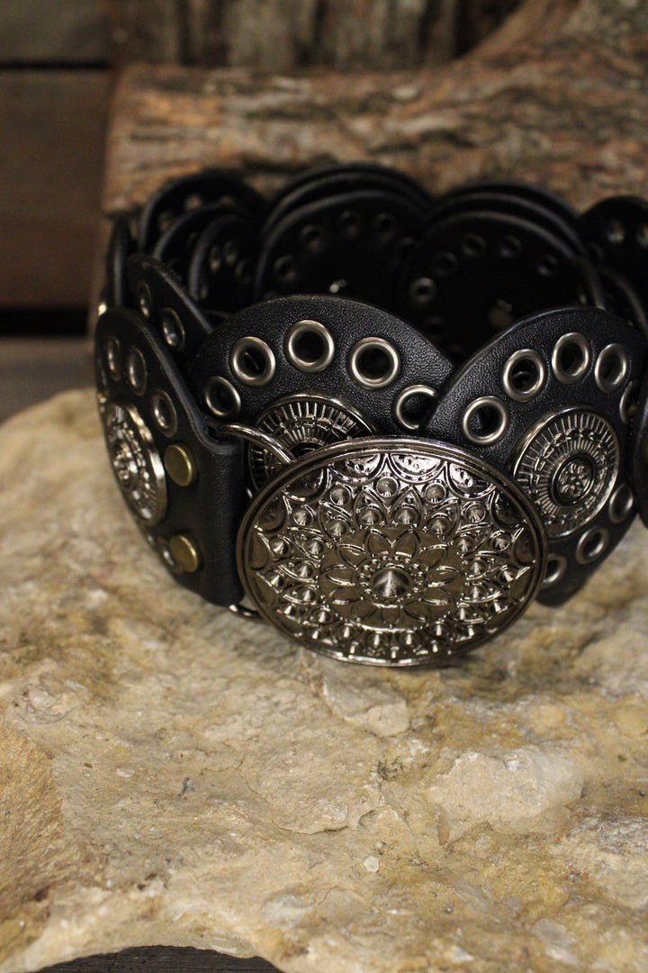 Black Medallion Belt