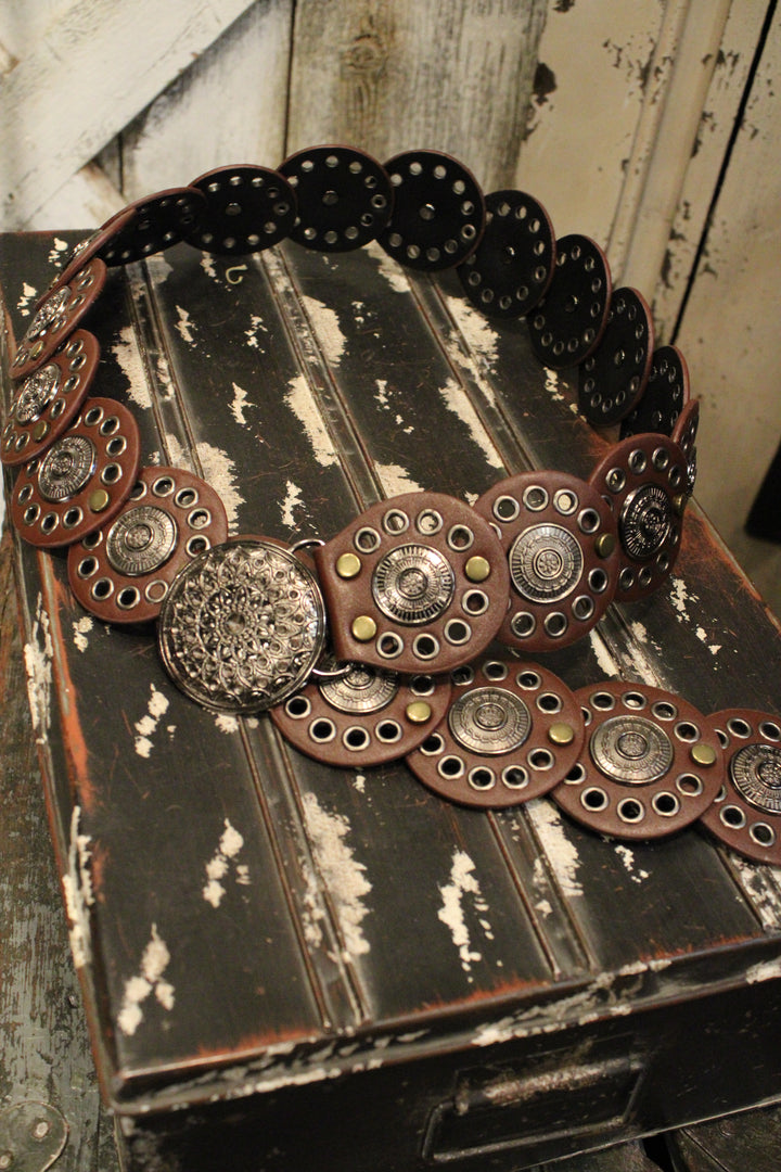 Brown Medallion Belt