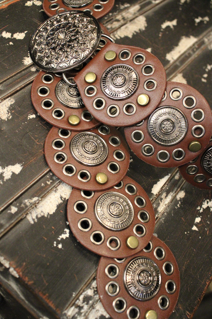 Brown Medallion Belt