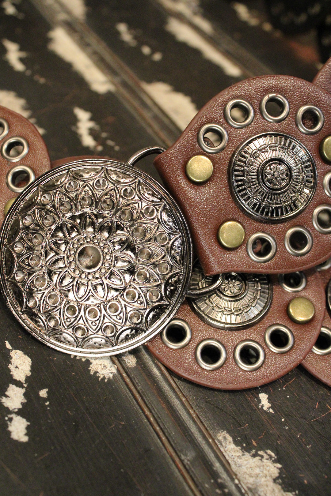 Brown Medallion Belt