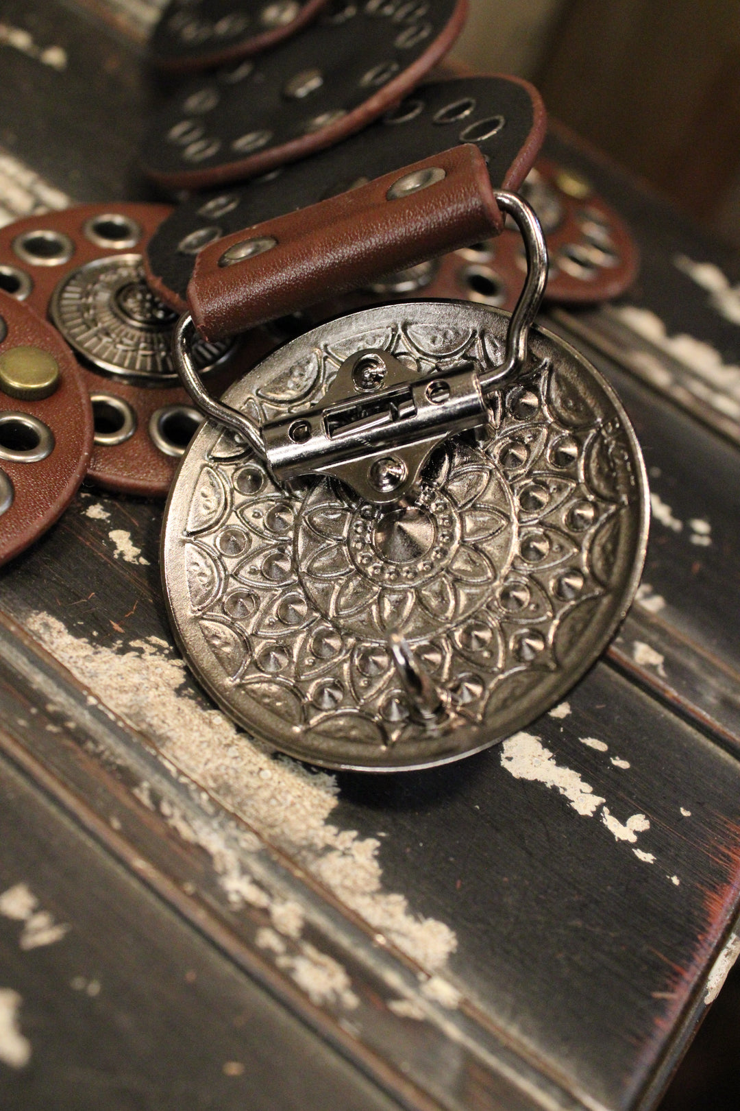 Brown Medallion Belt