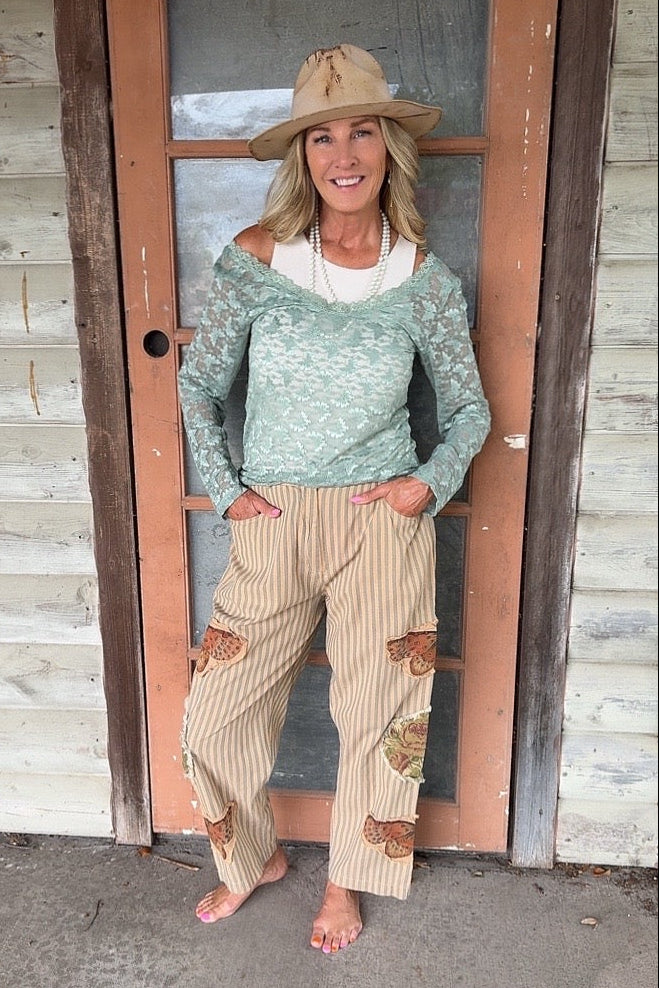 Fluttering Fern Layering Blouse