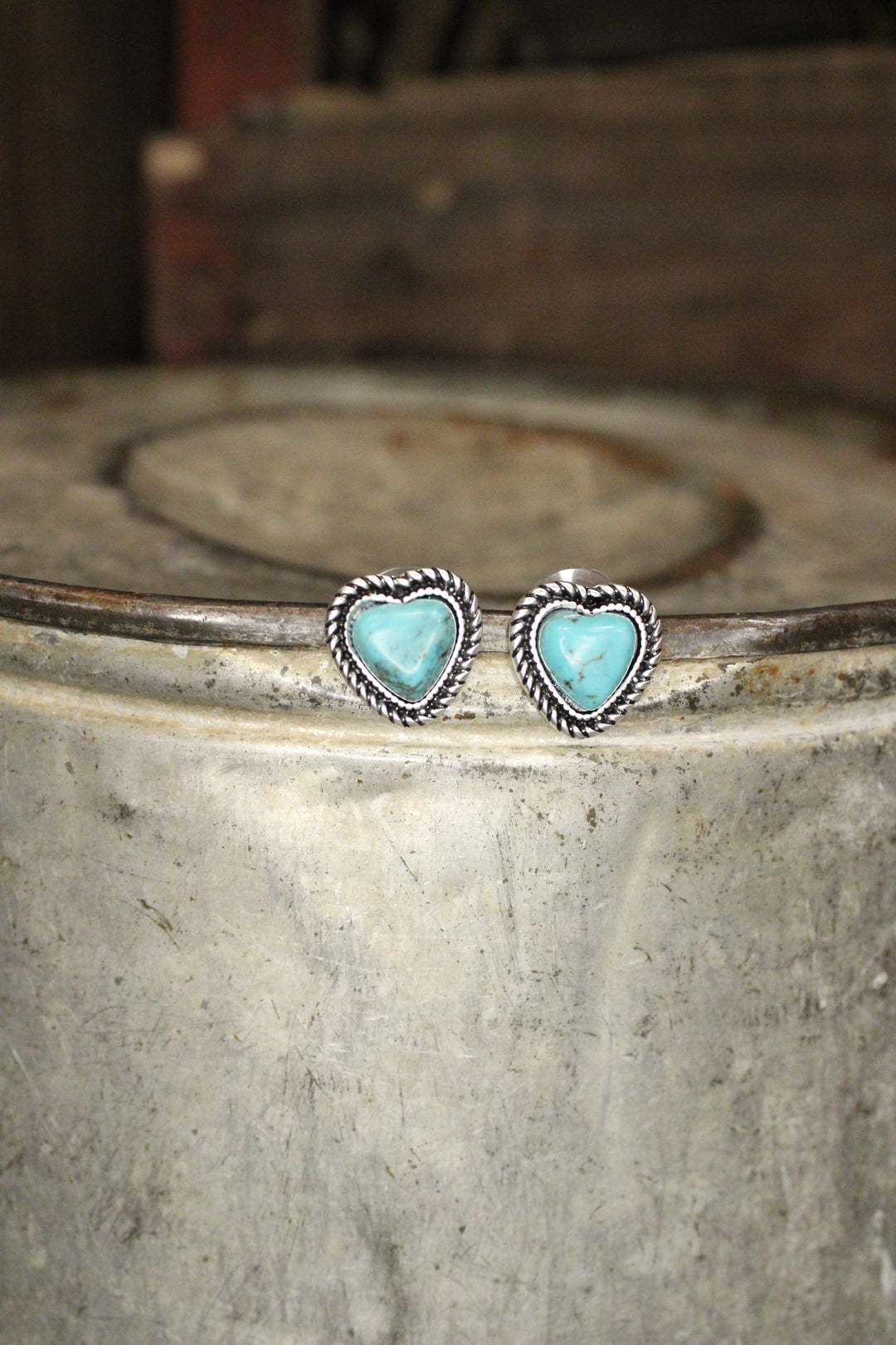Turquoise Heartbeats Earrings