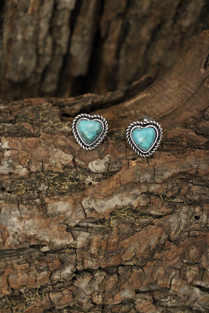 Turquoise Heartbeats Earrings