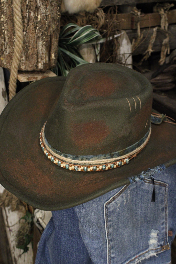 Olive Mesa Cowgirl Fedora