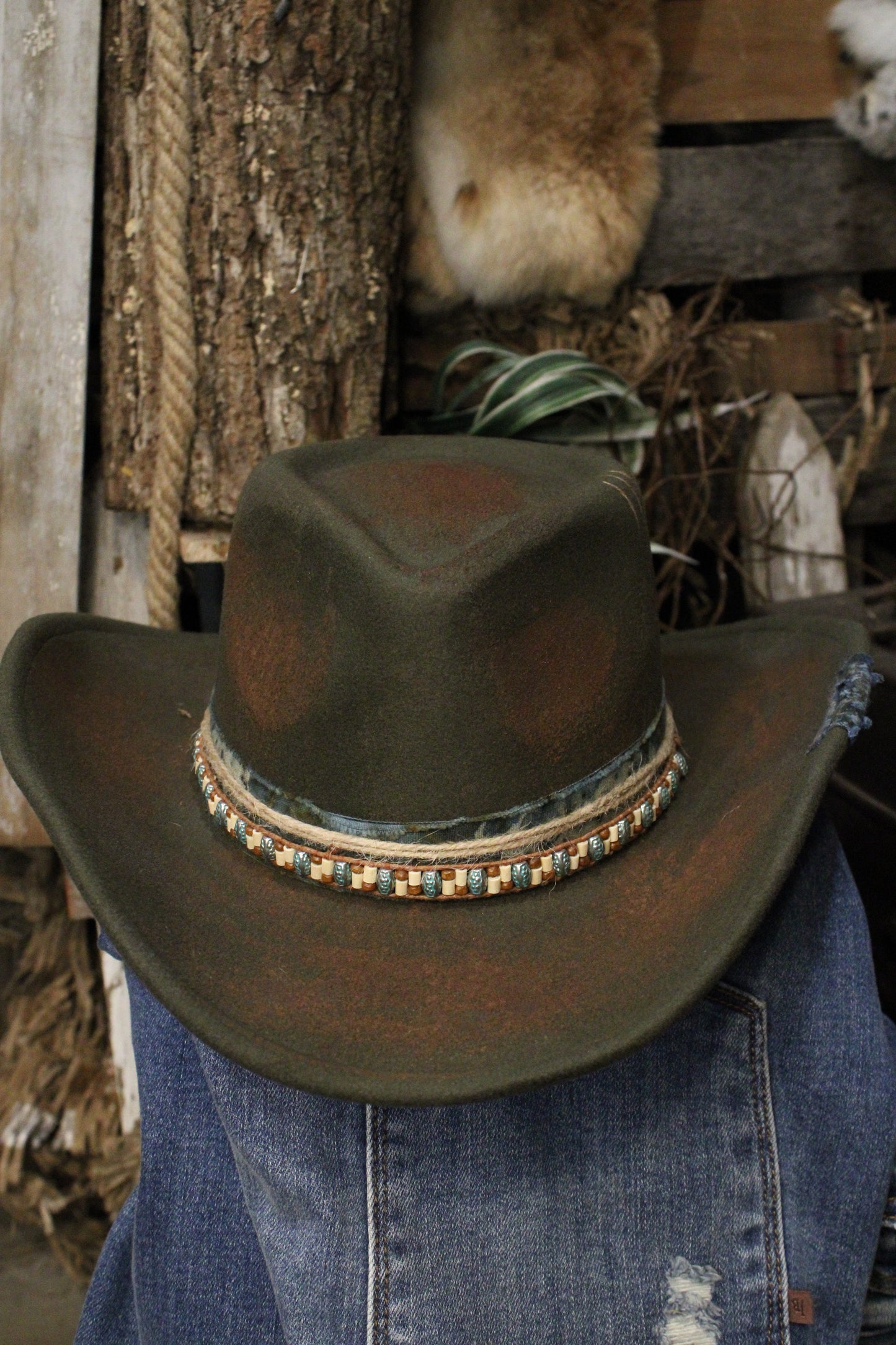 Olive Mesa Cowgirl Fedora