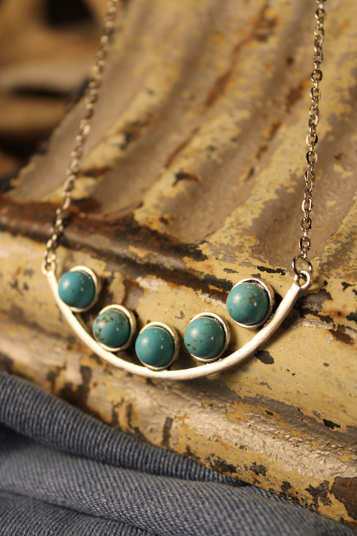Minty Mist Drop Necklace