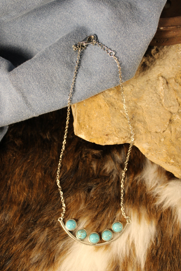 Minty Mist Drop Necklace