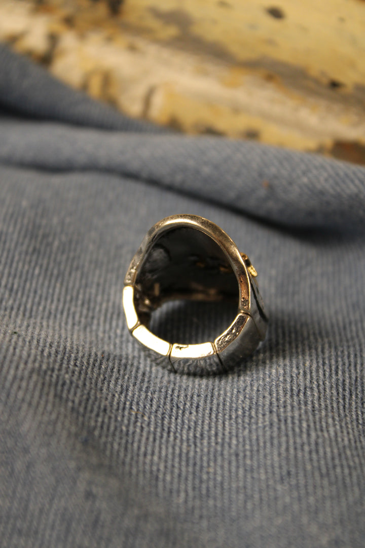 Gilded Harmony Arrow Ring