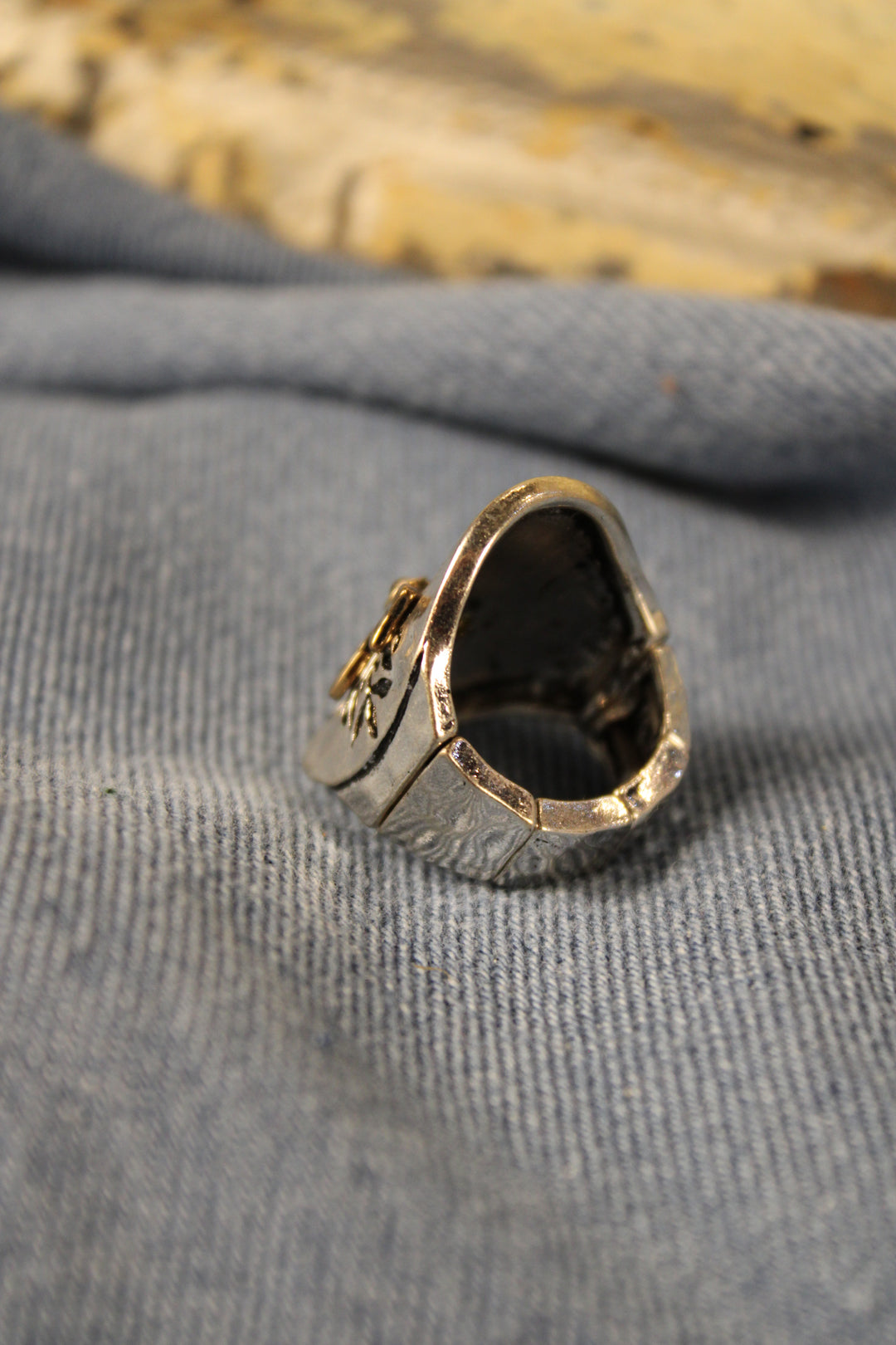 Gilded Harmony Arrow Ring