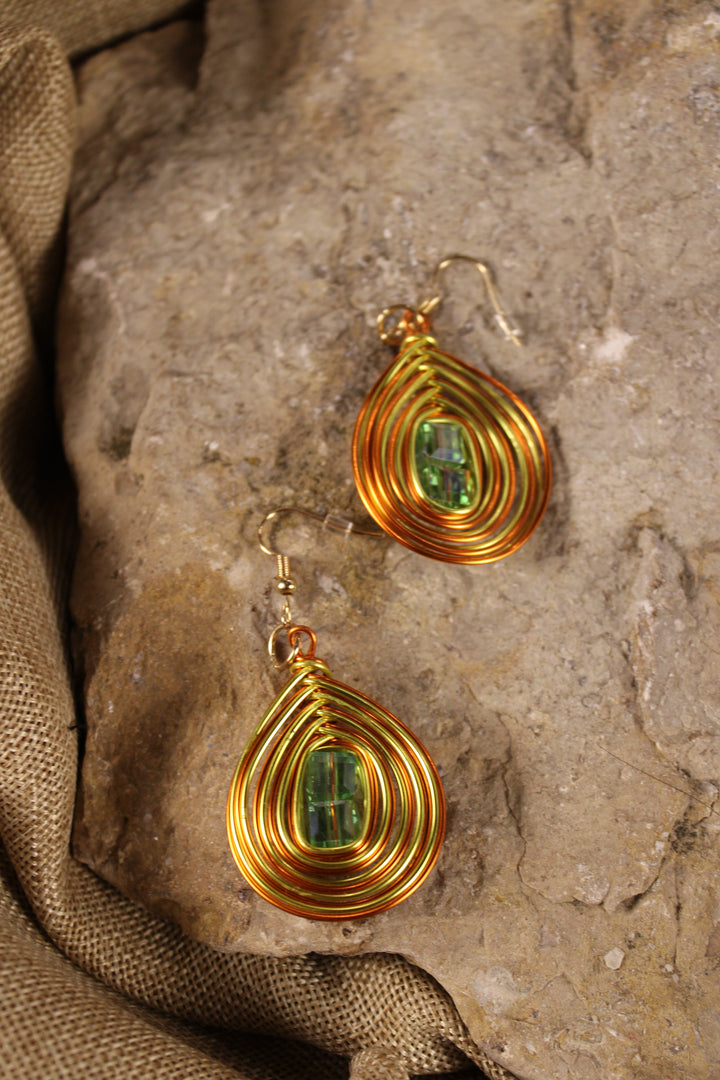 Volt And Gold Earrings