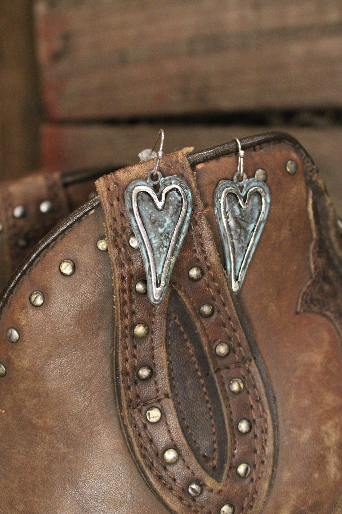 Silver Sea Sweethearts Earrings