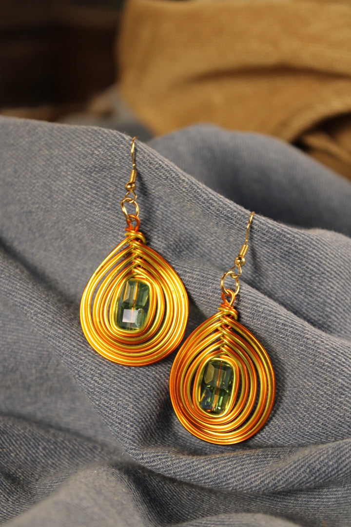 Volt And Gold Earrings