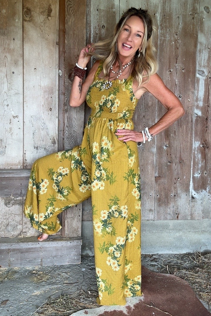 Mustard Meadows Romper