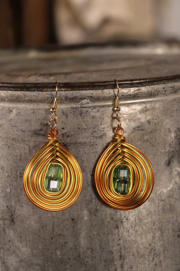 Volt And Gold Earrings
