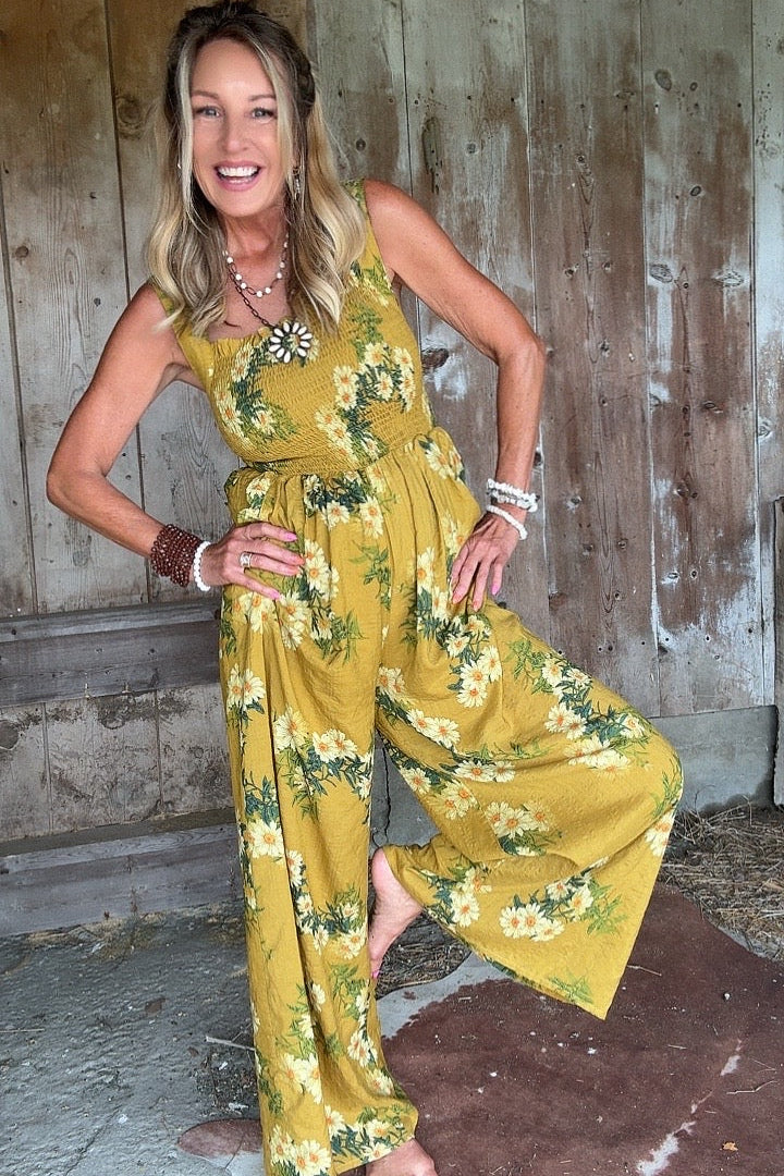 Mustard Meadows Romper