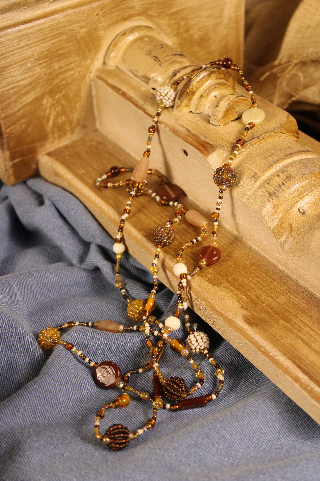 Sand Bliss Beaded Necklace