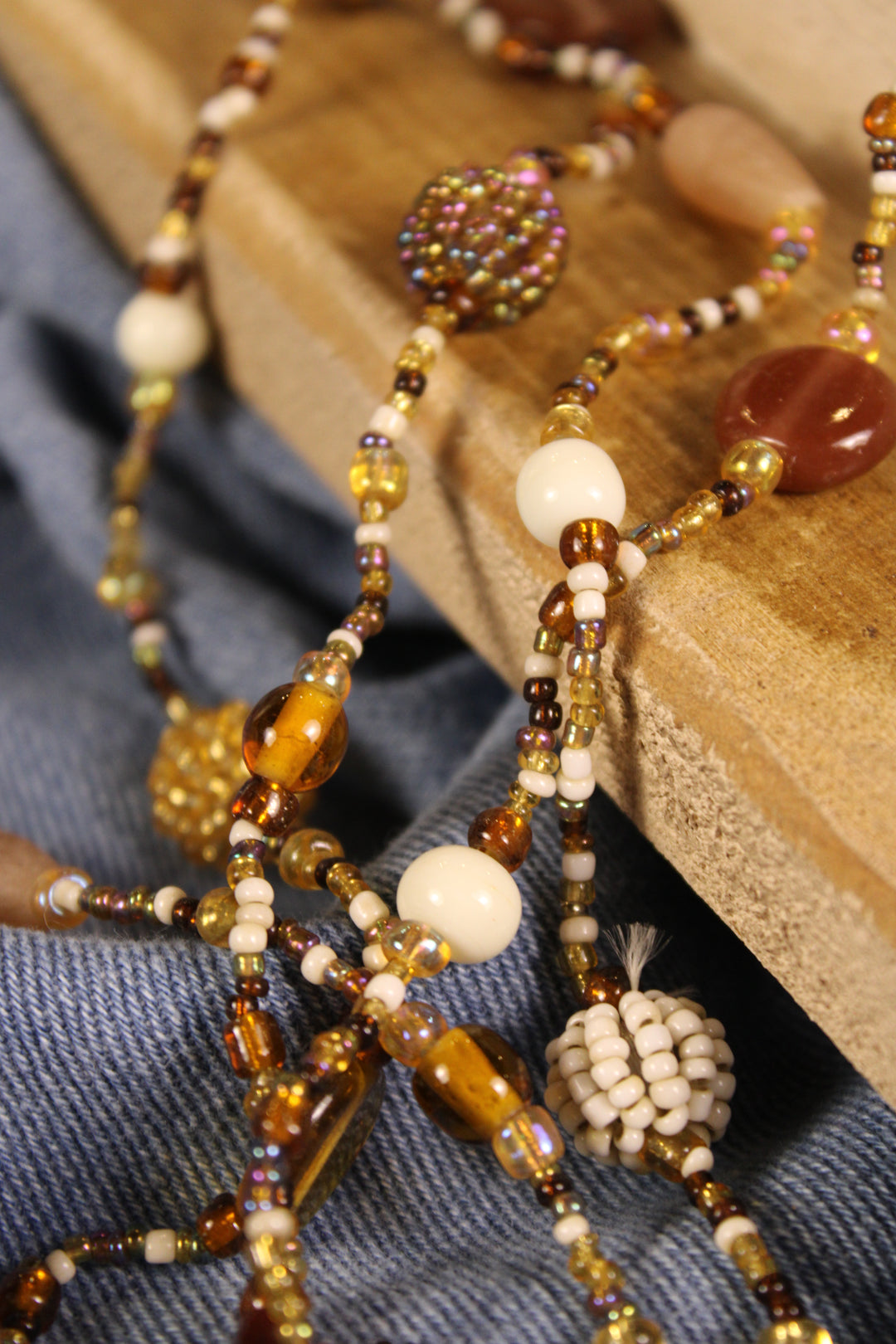 Sand Bliss Beaded Necklace