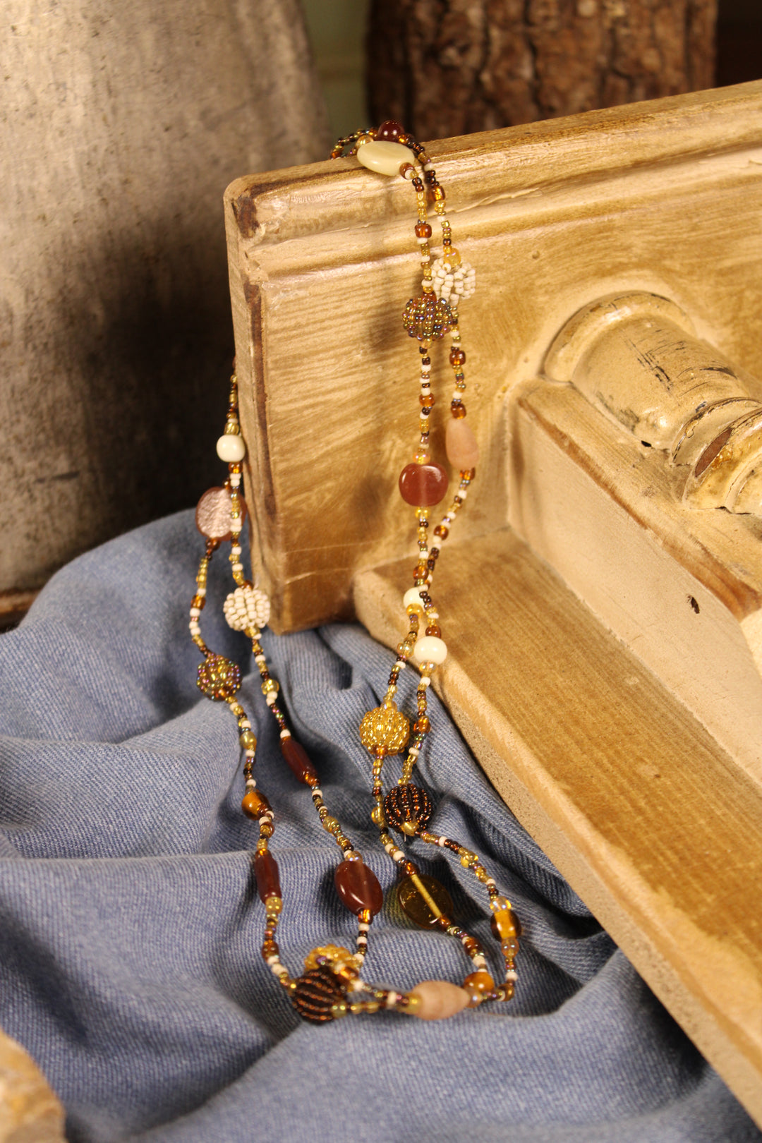 Sand Bliss Beaded Necklace