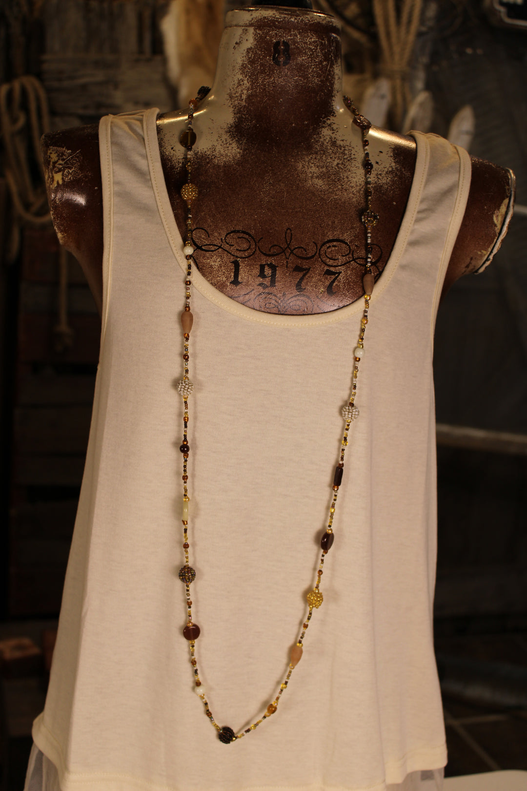 Sand Bliss Beaded Necklace
