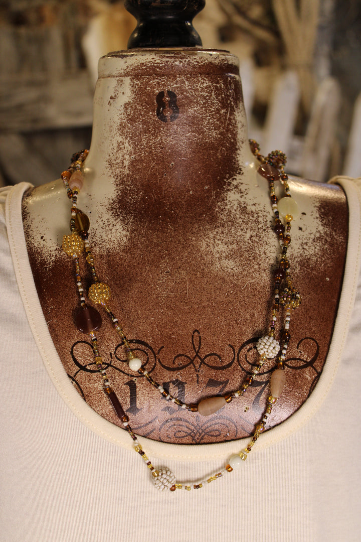 Sand Bliss Beaded Necklace