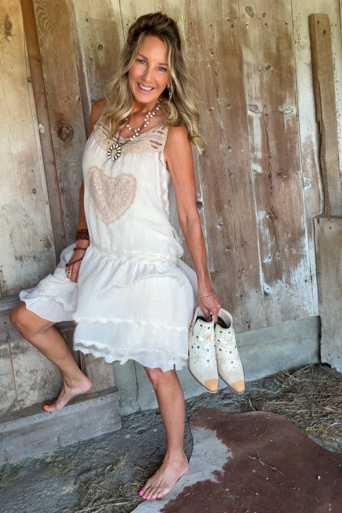 Lovebird Heart Tunic Tank