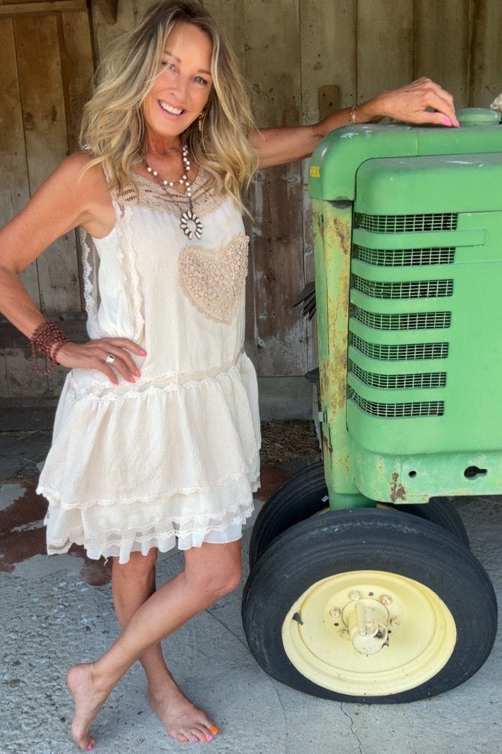 Lovebird Heart Tunic Tank