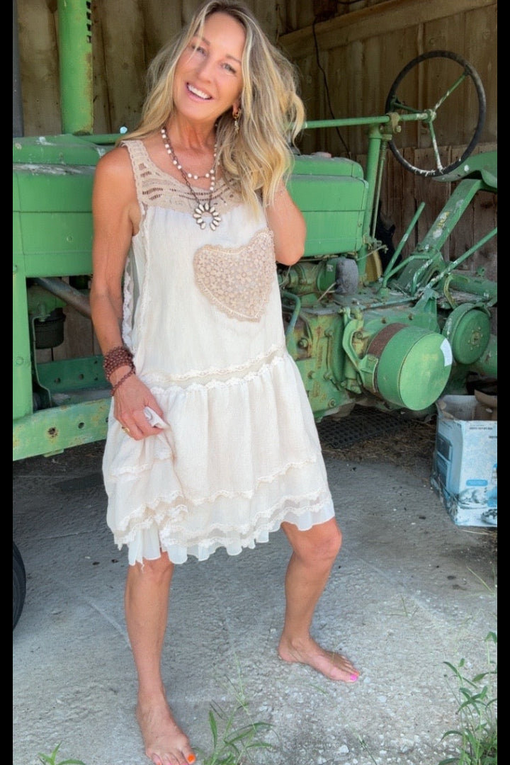 Lovebird Heart Tunic Tank