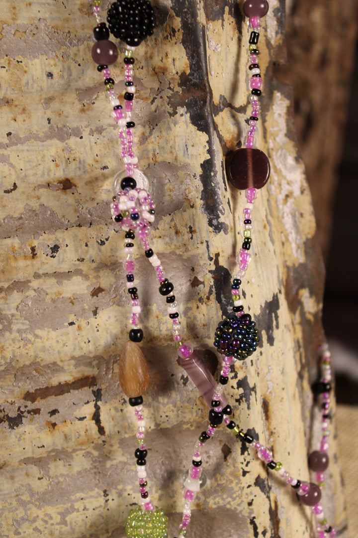 Lavender Bliss Beaded Necklace