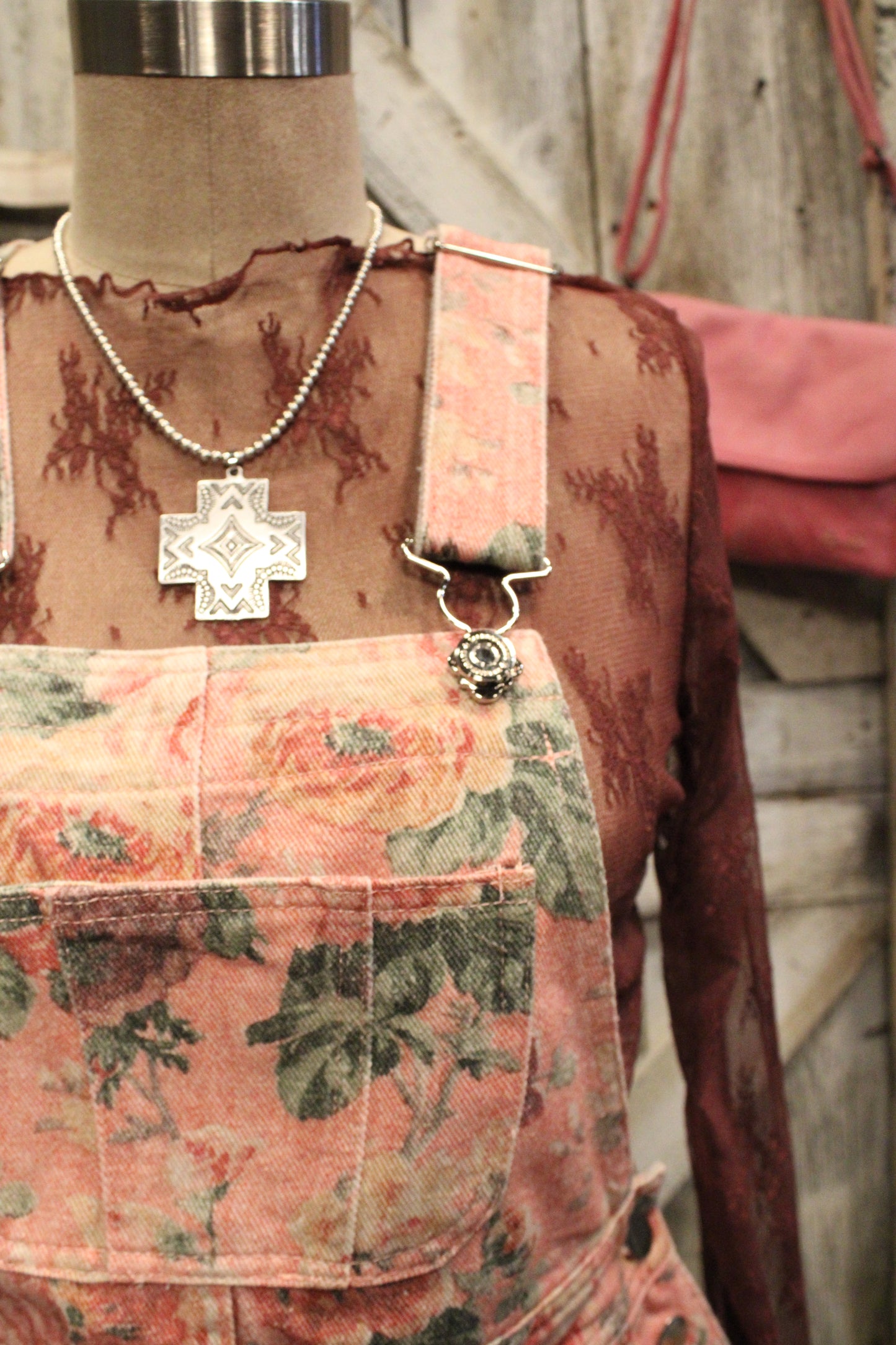 Peony Patch Overall Dress