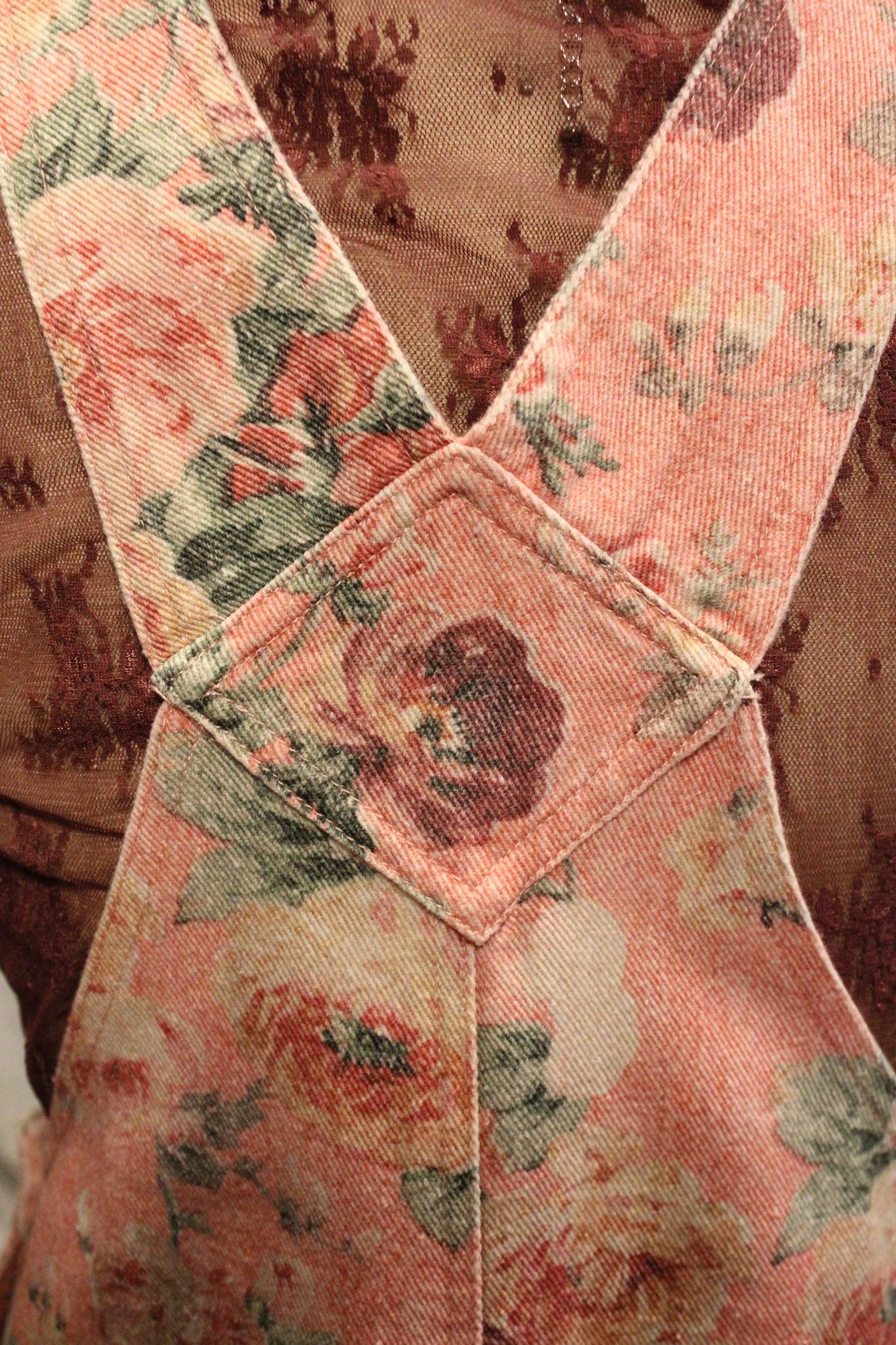 Peony Patch Overall Dress