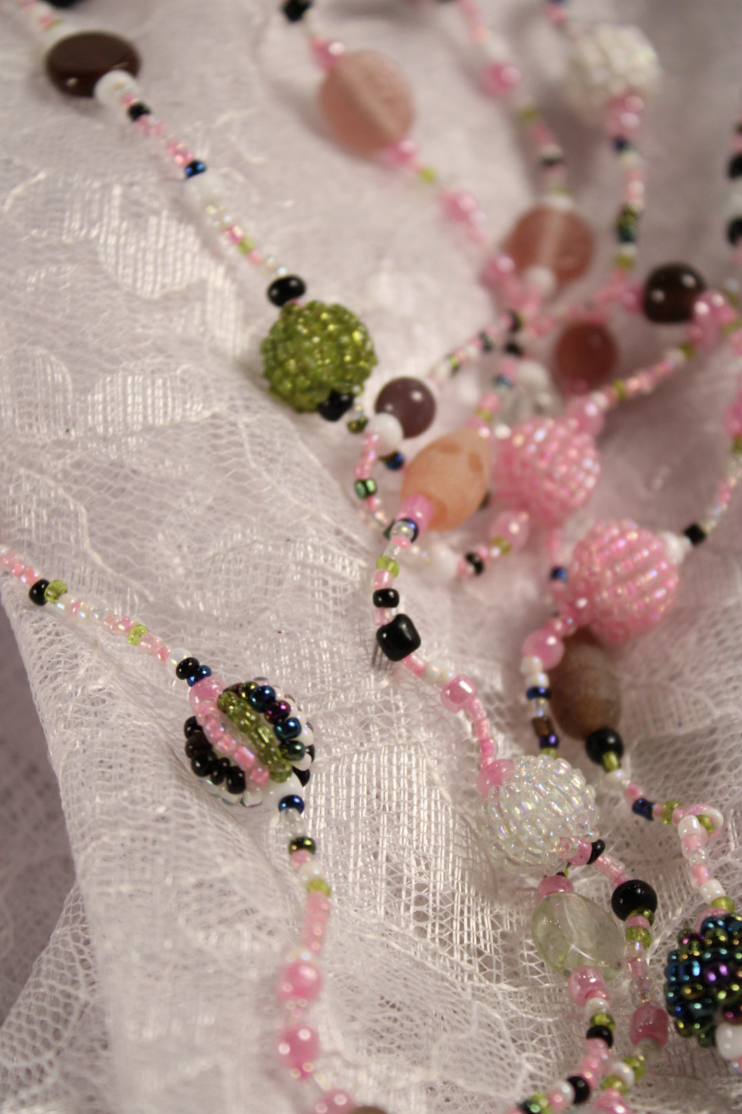 Azalea Bliss Beaded Necklace