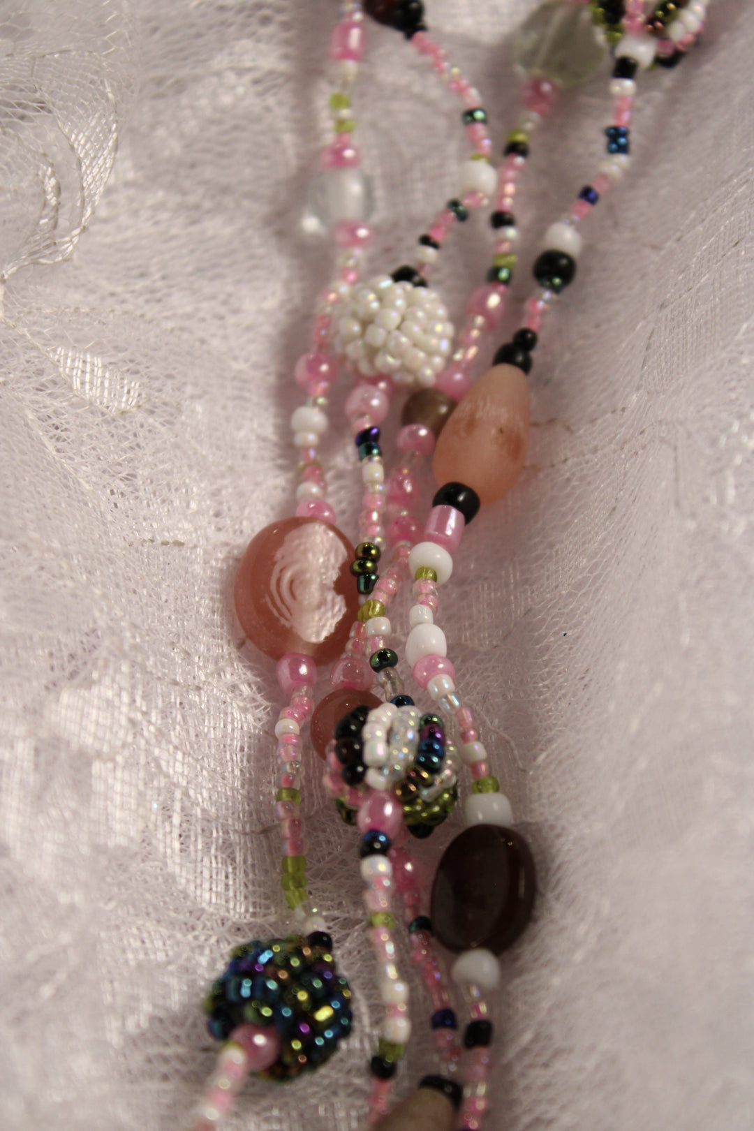 Azalea Bliss Beaded Necklace