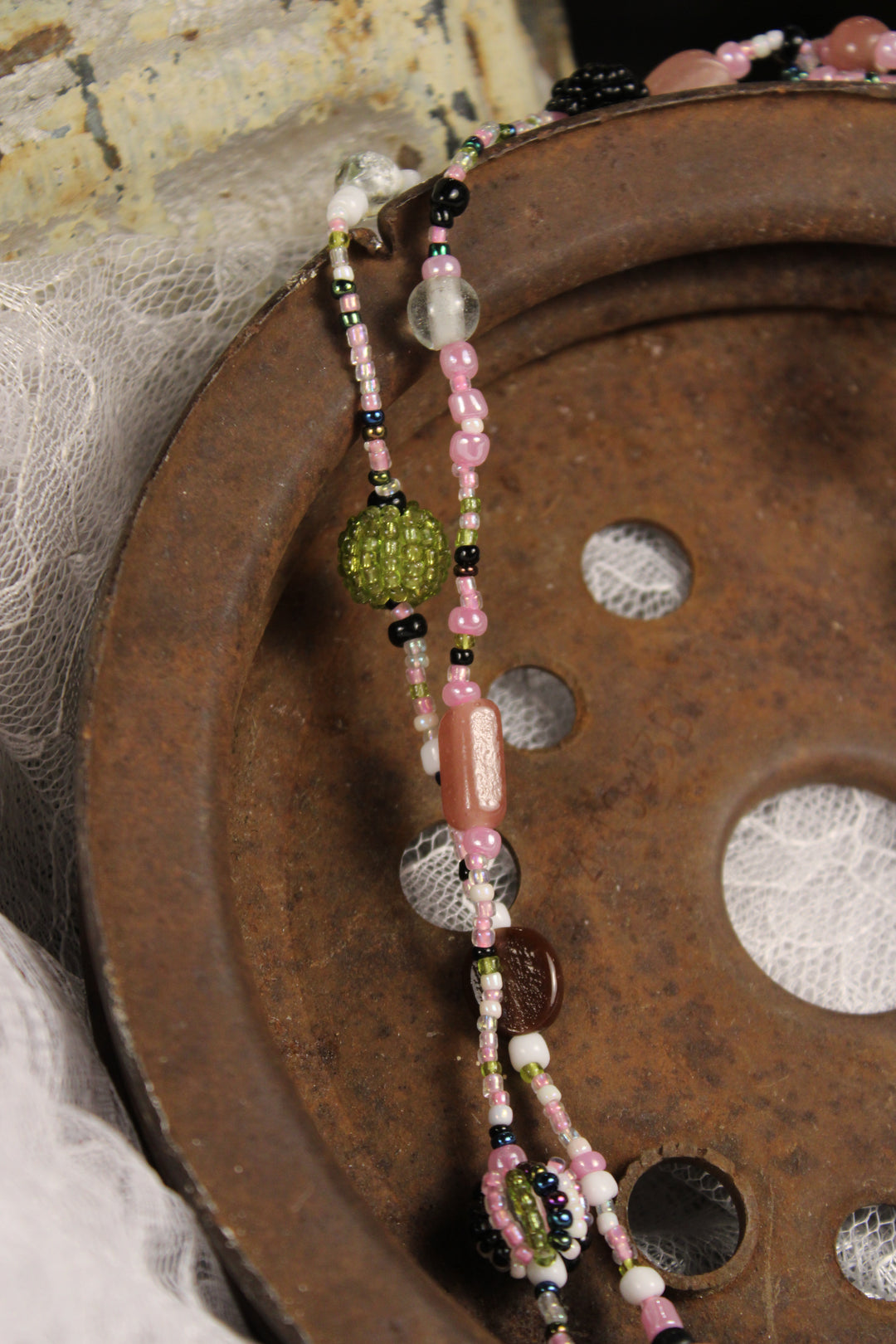 Azalea Bliss Beaded Necklace