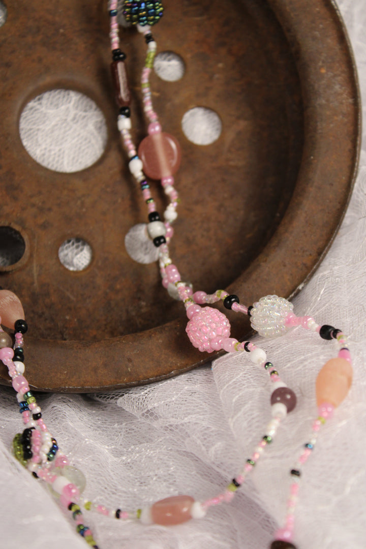 Azalea Bliss Beaded Necklace