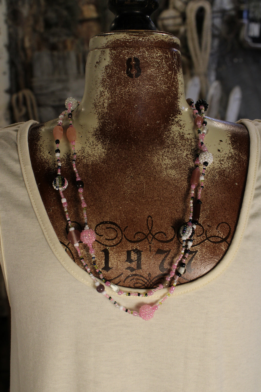 Azalea Bliss Beaded Necklace