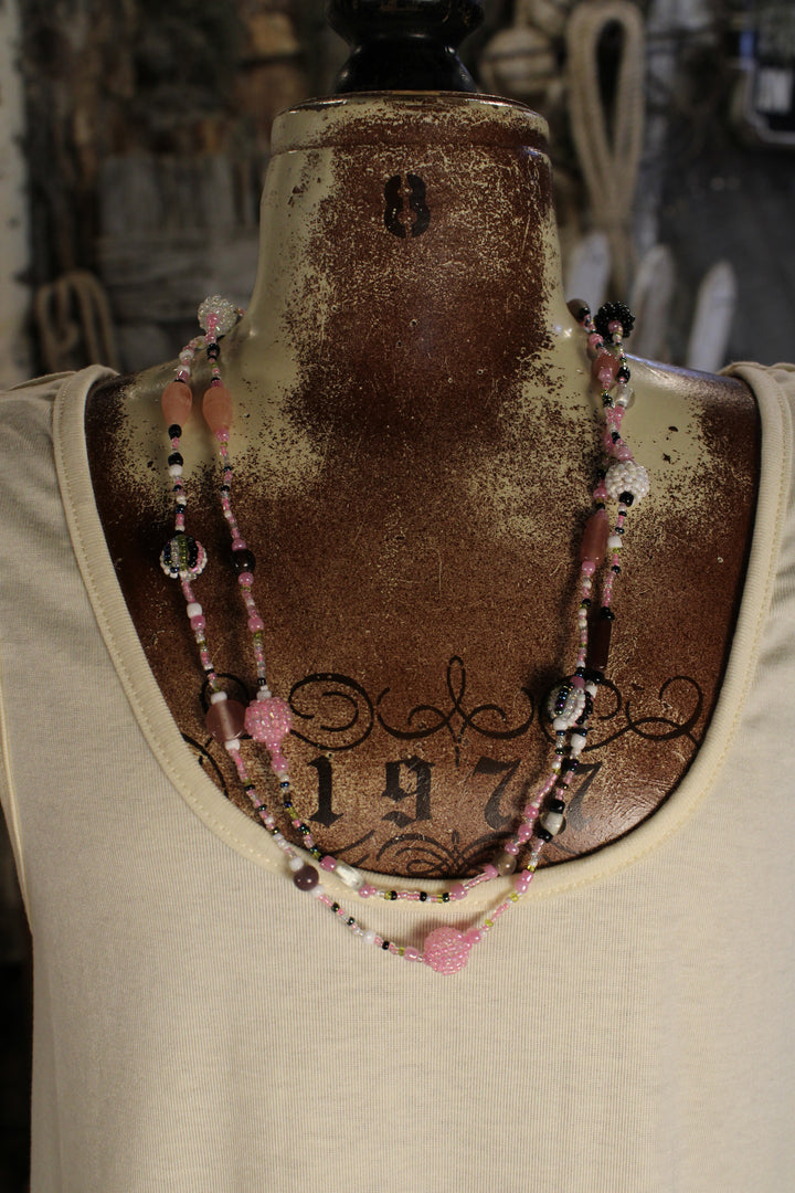 Azalea Bliss Beaded Necklace