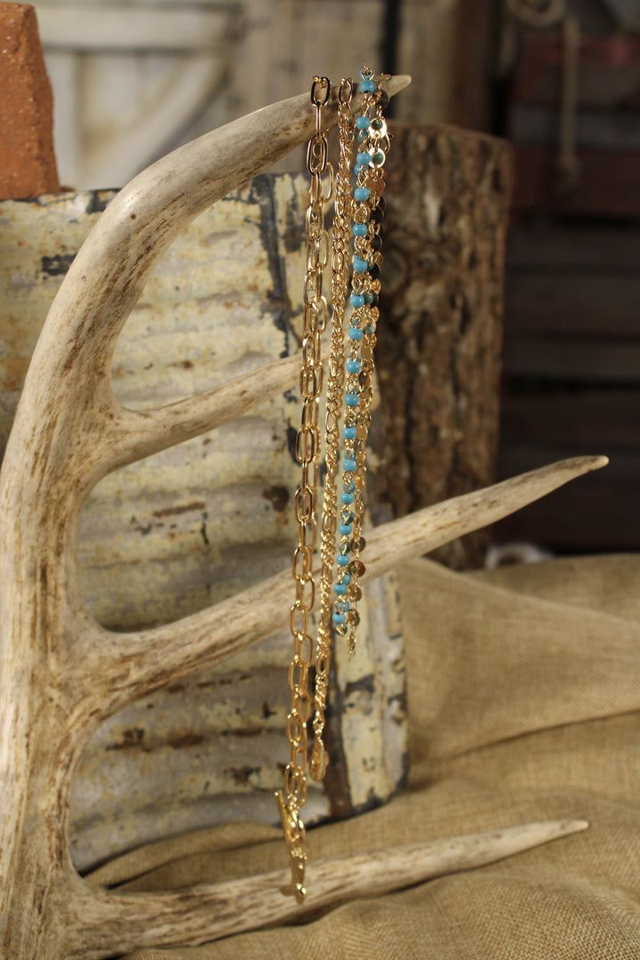 Gilded Frontier Charm Necklace